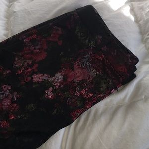 Lace Ankle Dress Pants